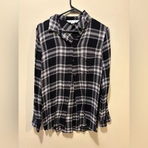 Old Navy “classic shirt” flannel top